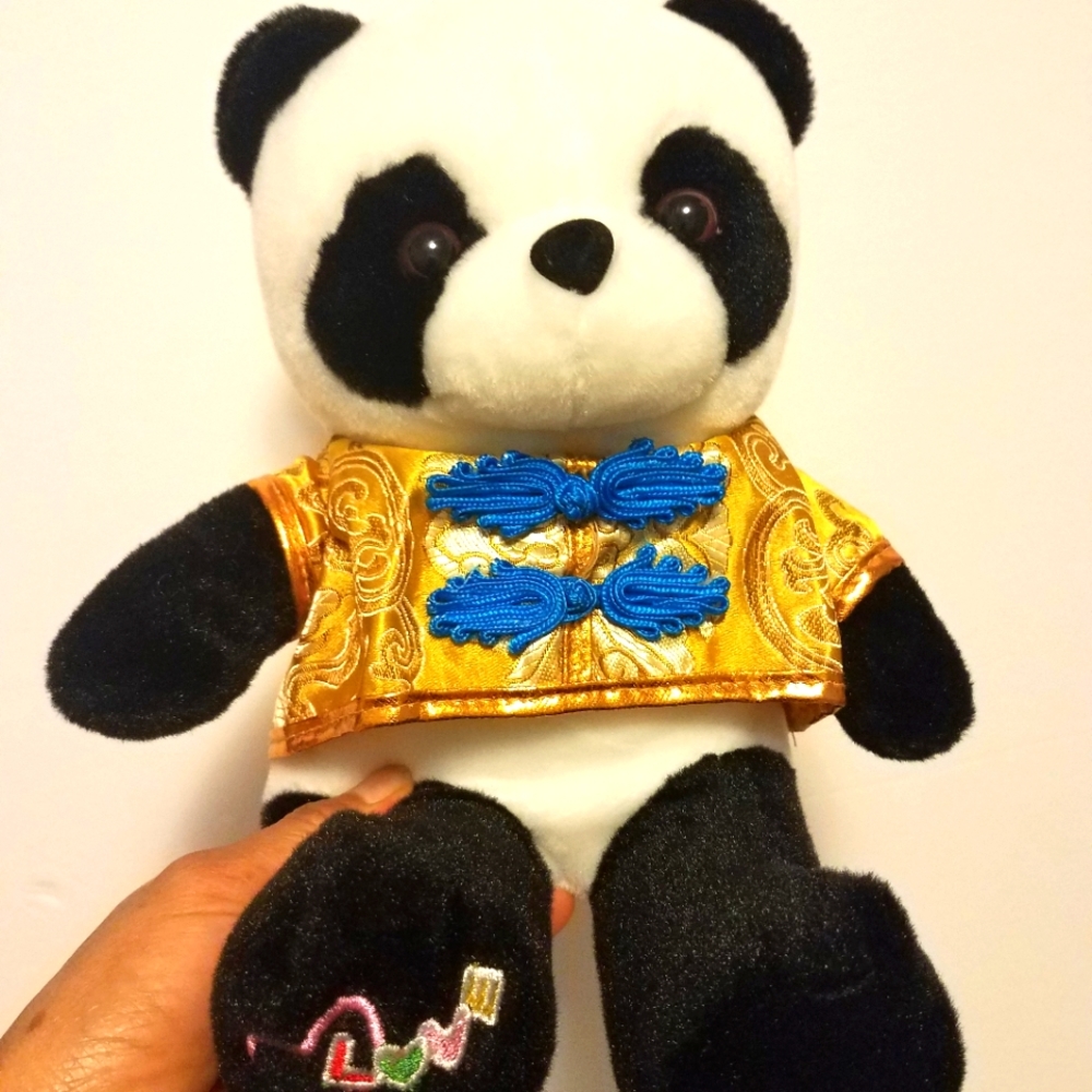 Love Panda With Kimono Dress